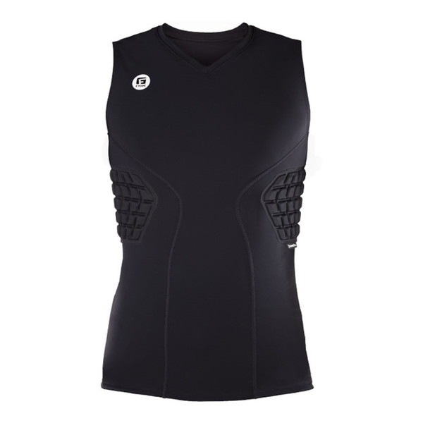 G-FORM ジーフォーム サッカー 肋骨周りプロテクター付きタンク PRO Team Tank Black M ST0202014