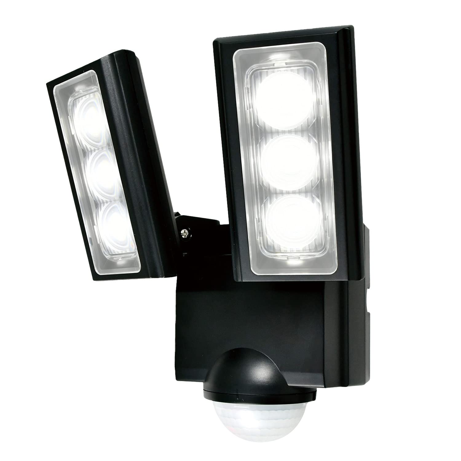 全国送料無料 エルパ (ELPA) 乾電池式 センサーライト 2灯 (白色LED/防水仕様) 屋外 センサー足元 (ESL-312DC)