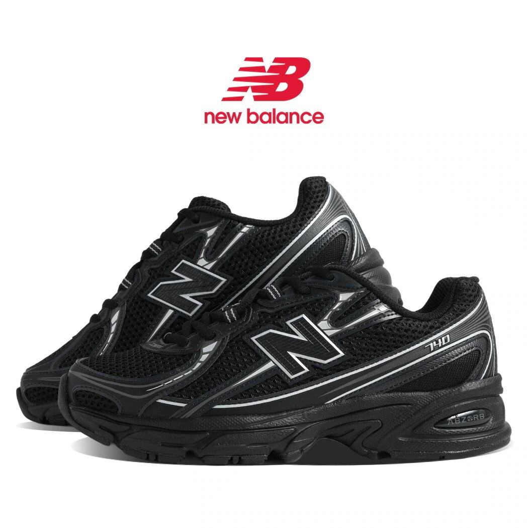NEW BALANCE ニューバランス 740 V2 スニーカー U740BM2 BLACK ( ブラック 黒 シルバー メッシュ ランニング 530 Y2K NB メンズ レディース ウィメンズ D