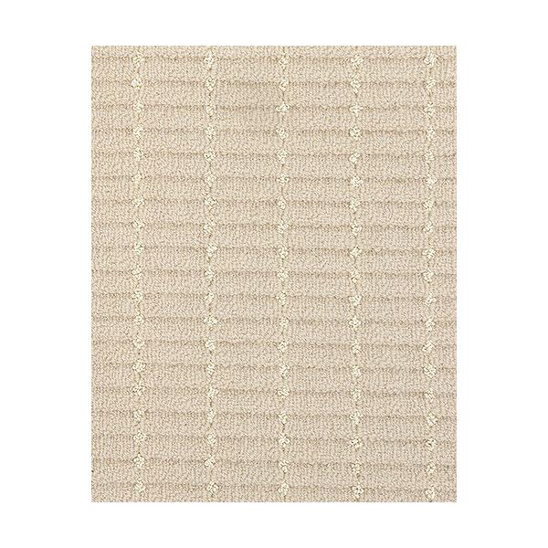 防炎 カーペット/絨毯 [江戸間8畳 アイボリー] ホットカーペット対応 『ルシエ』 プレーベル