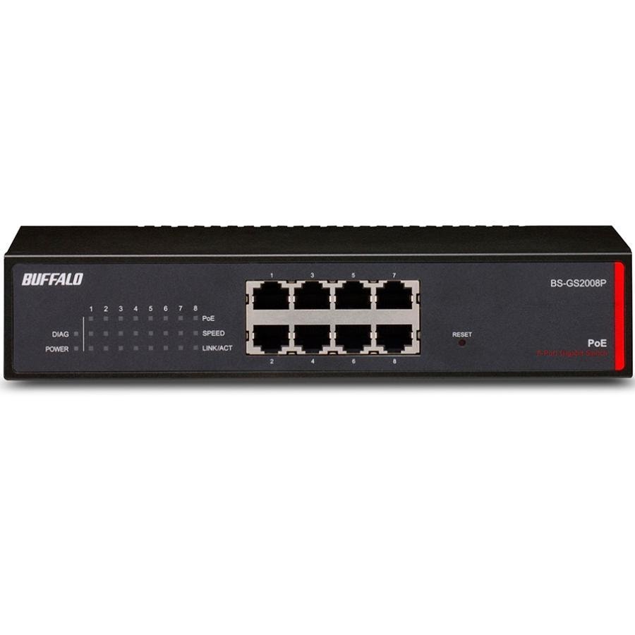 【新品】BUFFALO バッファロー スイッチングハブ BS-GS2008P