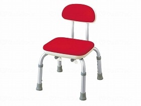 アロン化成 背付シャワーベンチミニS レッド 536203