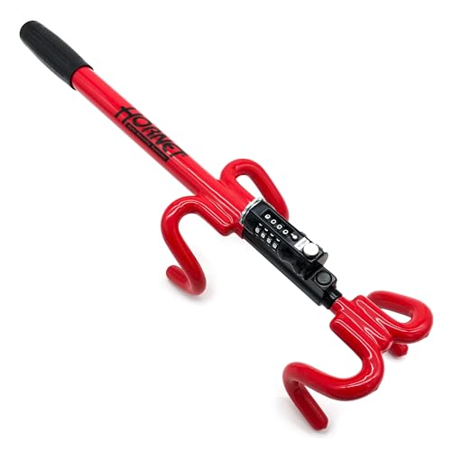 HORNET 加藤電機 ハンドルロック ステアリングロック 盗難防止 車 ダイヤル式 リレーアタック