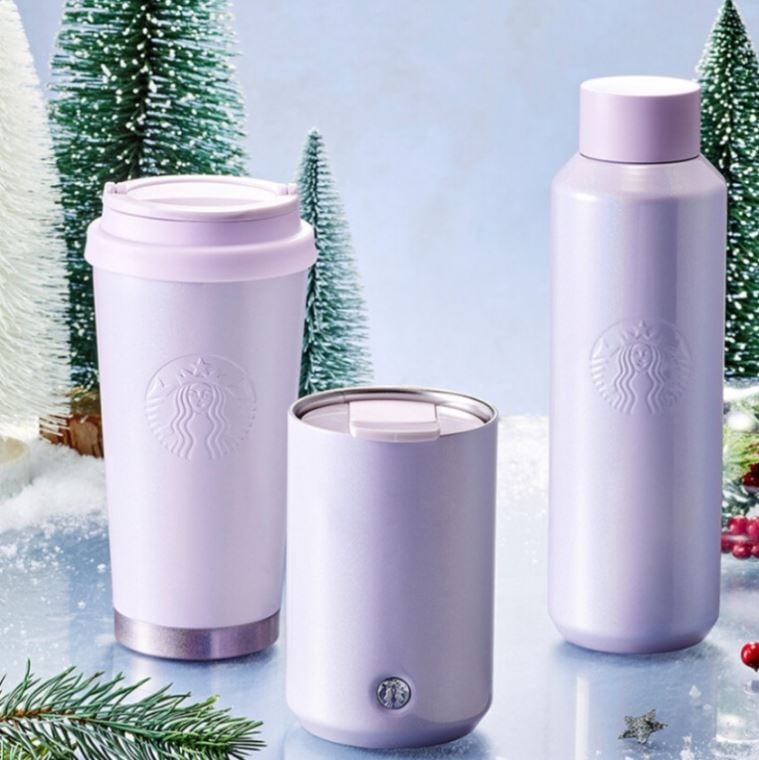 Starbucks スターバックス 2022 SS ステンレス エルマ ライラック ビーム タンブラー SS elma lilac beam tumbler 473ml(16oz)