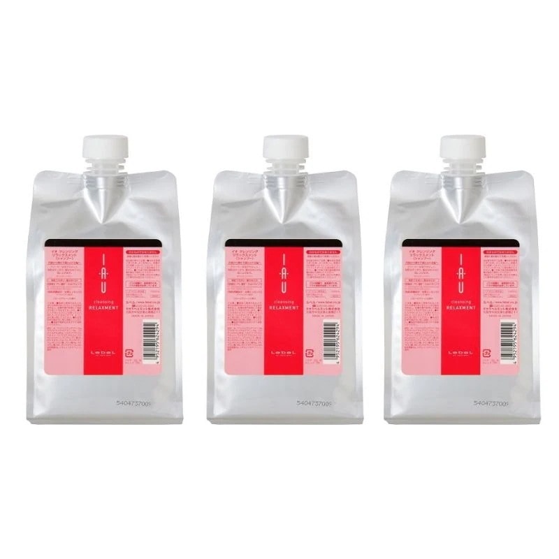 イオ クレンジング リラックスメント シャンプー 1000ml 3個セット 詰替え リフィル