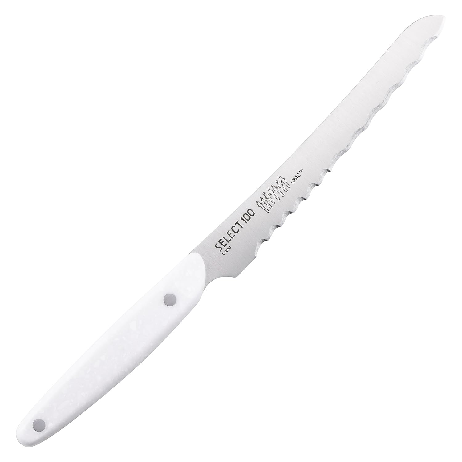 貝印 KAI パン切り包丁 ブレッドナイフ 160mm 食洗機対応 お手入れ簡単 ホワイト ムーミン×SELECT100 AB5078