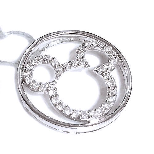 K18WG ダイヤモンドペンダント 天然石 パワーストーン アクセサリー