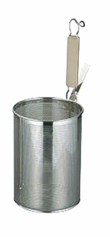 三宝産業 18-8パンチングスパゲッティてぼ木柄 L