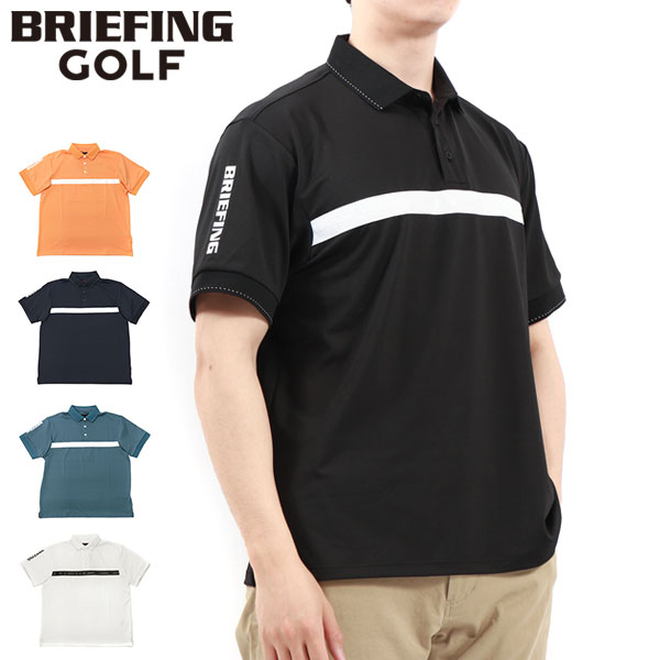 日本正規品 ゴルフ ウェア ポロシャツ 半袖 シャツ MENS SLEEVE LOGO POLO RELAXED FIT BRG241M49