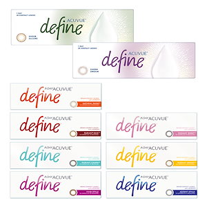 30枚入 [ 12箱 ] ワンデーアキュビューディファイン モイスト カラコン コンタクトレンズ [ 国内発送 ]