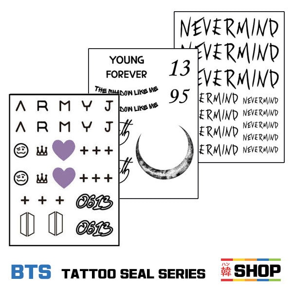 Qoo10] BTS TATTOO SEAL SERI