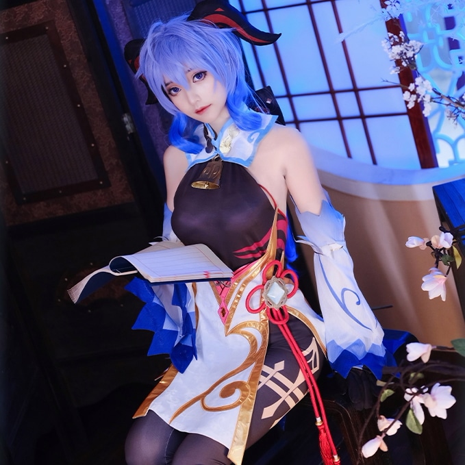 原神 コスプレ 甘雨 フルセット - コスプレ