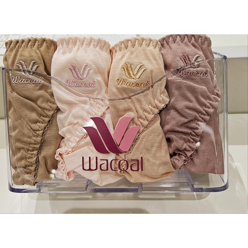 綿100％純綿素材のビキニラインのデイリー刺繍4枚入りパンツ(WPT4128)