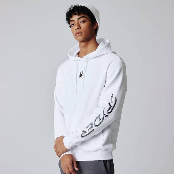 共用スリーブロゴ起毛フード付きTシャツ SPIWCNHD302UWHT 710329