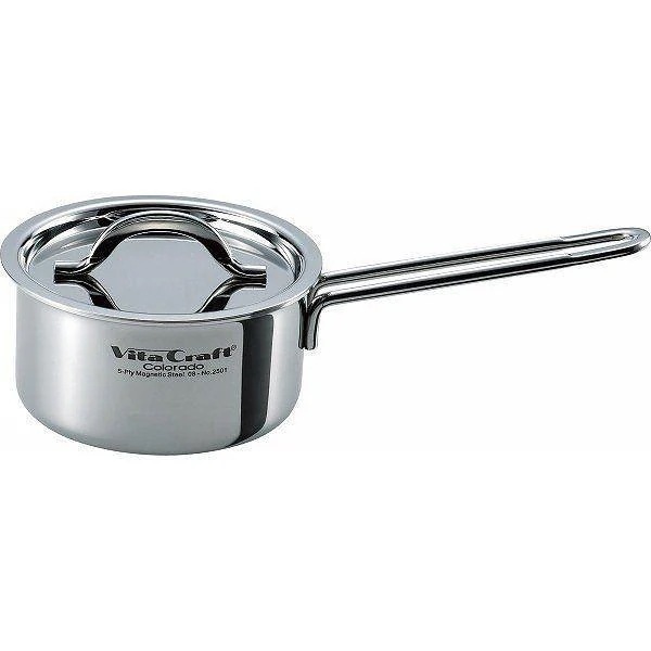 Vitacraft ビタクラフト No.2501 コロラド 片手鍋 14cm 1.2L IH/ガス火対応