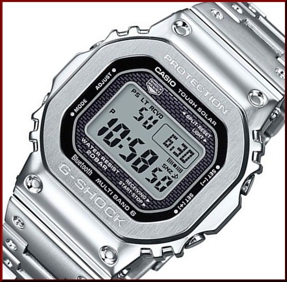 激安本物 モバイルリンク ソーラー電波腕時計 メタルベルト (国内正規品)GMW-B5000D-1JF G-SHOCK