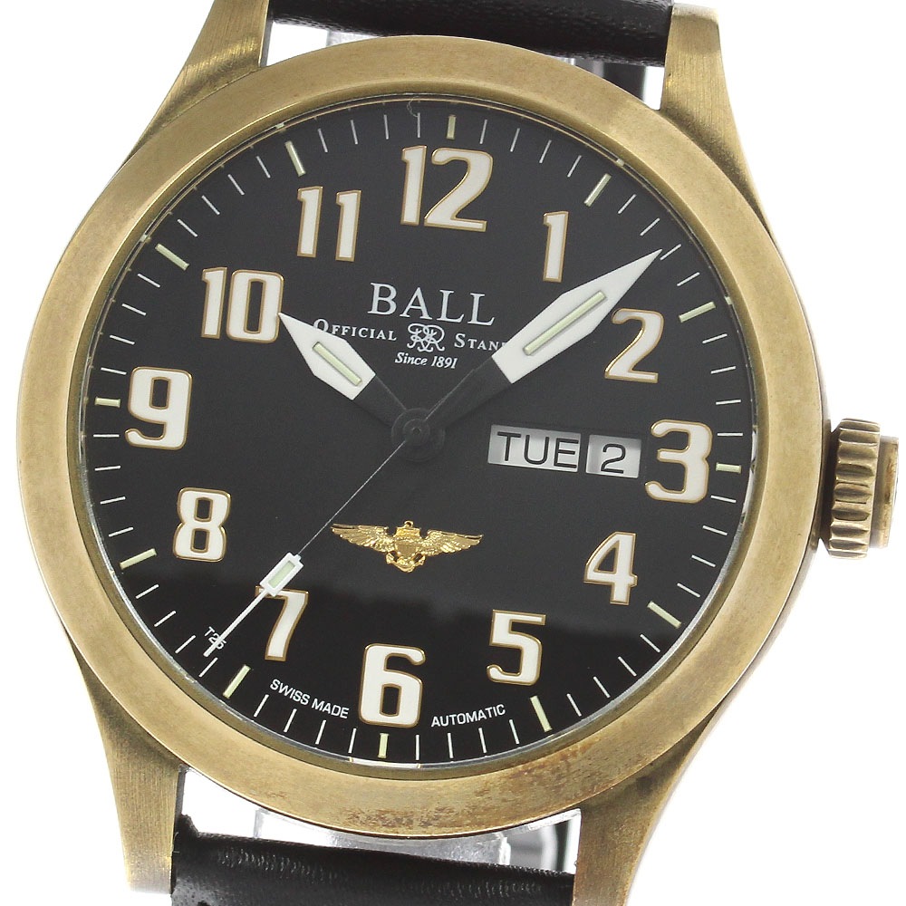 ボール BALL WATCH NM2186C エンジニア マーベライト ブロンズスター デイデイト 自動巻き メンズ 良品 _813404【中古】