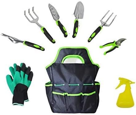 ガーデンツールセットガーデニングツール9点ガーデンハンドツール女性と子供向けのガーデニングギフト
