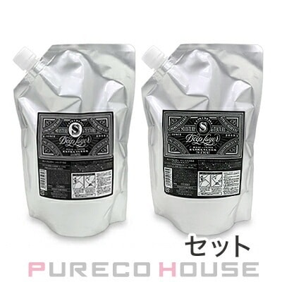 b-ex ディープレイヤー シャンプー ExS (レフィル) 750ml + トリートメント ExS (レフィル) 750g 【セット】