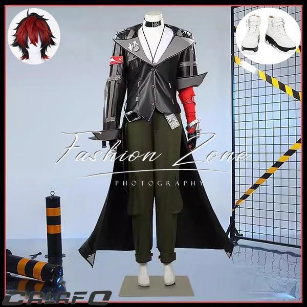 【期間限定】ゼンレスゾーンゼロ 風 狛野真斗 コスプレ衣装 ウィッグ 靴 ハロウィン 演出服 変装