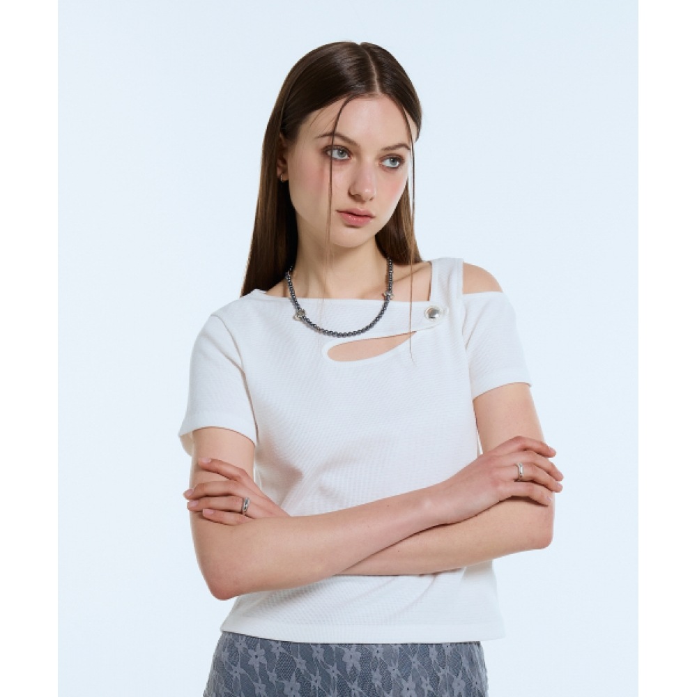 ラティジェント L1 ワンシャドルトップ (ホワイト) 6,440円