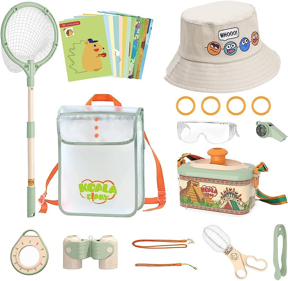 大好評 昆虫採集セット 工作キット 実験キット 理科実験キット 飼育セット 昆虫採集 24点豪華セット 伸縮式虫取り網 昆虫標本 虫かご 虫眼鏡 望遠鏡 防護メガネ 採集コンテナ 拡大観察ケース リュ 5,238円