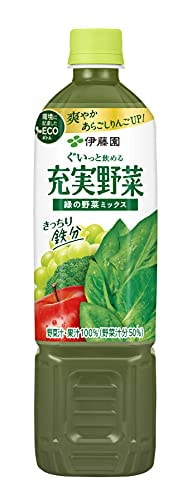 他サイト： 伊藤園 充実野菜 緑の野菜ミックス 740g×15本 エコボトルの商品画像