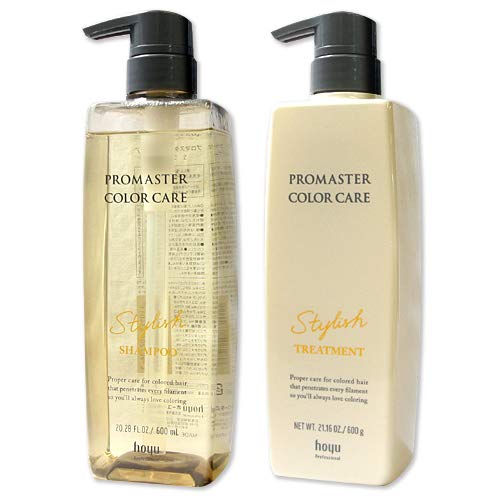 セット販売 hoyu プロマスター カラーケア スタイリッシュ シャンプー 600ml× トリートメント 600g セット