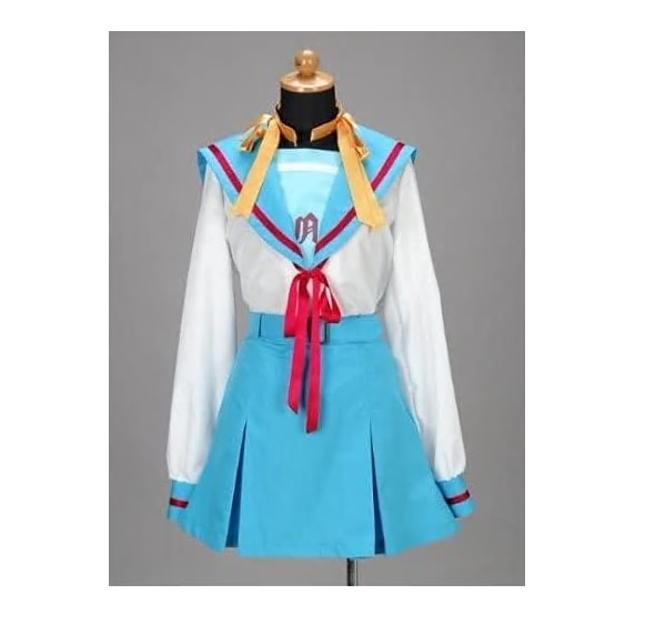 涼宮ハルヒの憂鬱 女子制服長袖コスプレ衣装