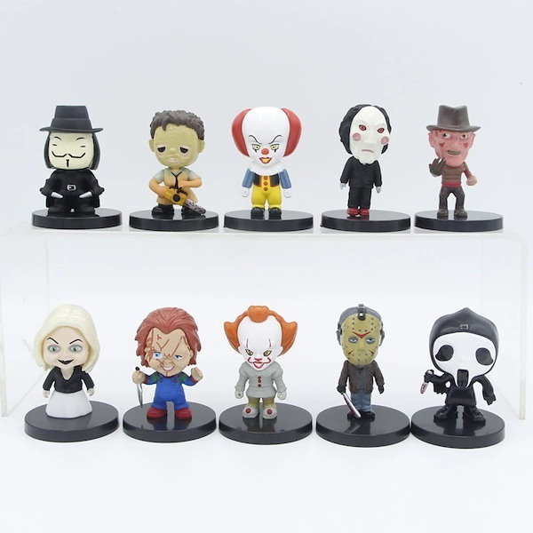 Qoo10] アメリカ系ホラー映画フィギュアモデル道化