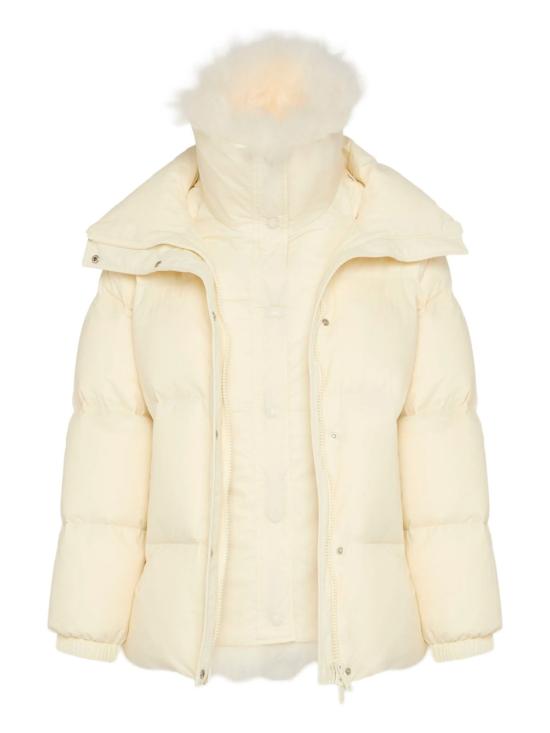 YVES SALOMON Women Bubble Jackets 26WFM00480M07W A1006 MERINGUE