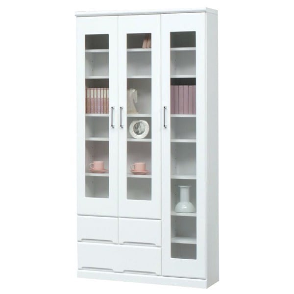 フリーボード(リビングボード) 幅90cm ハイタイプ 日本製 ホワイト(白) Creap4クリープ4 完成品 開梱設置