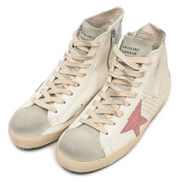 スニーカー フランシー ホワイト ピンク メンズ レディース ユニセックス GOLDEN GOOSE GWF00113 F005895 82660