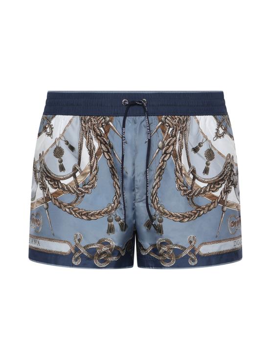 DOLCE & GABBANA Men Swim Pants M4E48T ON0CGHT5XB Blue
