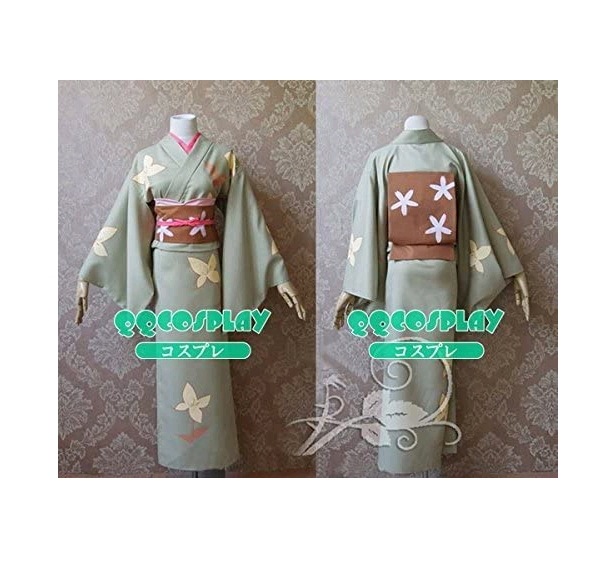 銀魂 ぎんたま 沖田ミツバ 和服 コスプレ衣装 オーダーメイド製作可能 変装 ハロウィーン ハロウィン 学園祭 舞台服