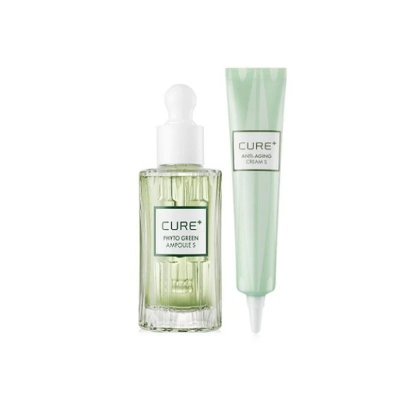 キュアフィトグリーンアンプルS 50ml + ANTI AGING クリームS 30g