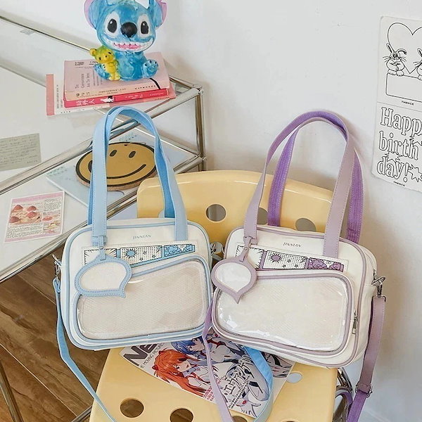 Qoo10] 痛バ 大容量 痛バッグ 缶バッジ入れ 痛