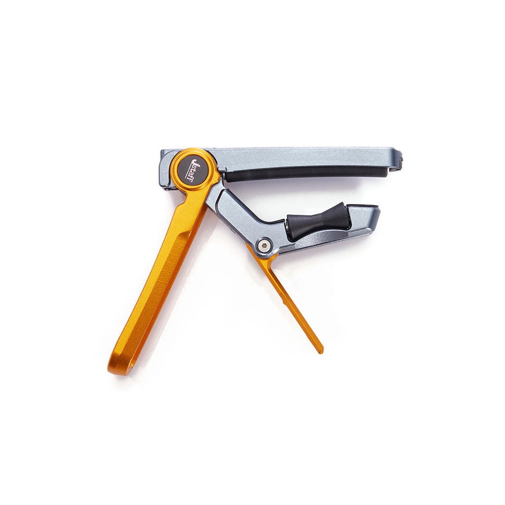 Jstaffシリーズ スライド式のギターカポタスト 転調 ワンタッチ 瞬時に移動できる メカニカルローリングカポ QYKJ-HDL-S1 黄色 1個入り 5,916円