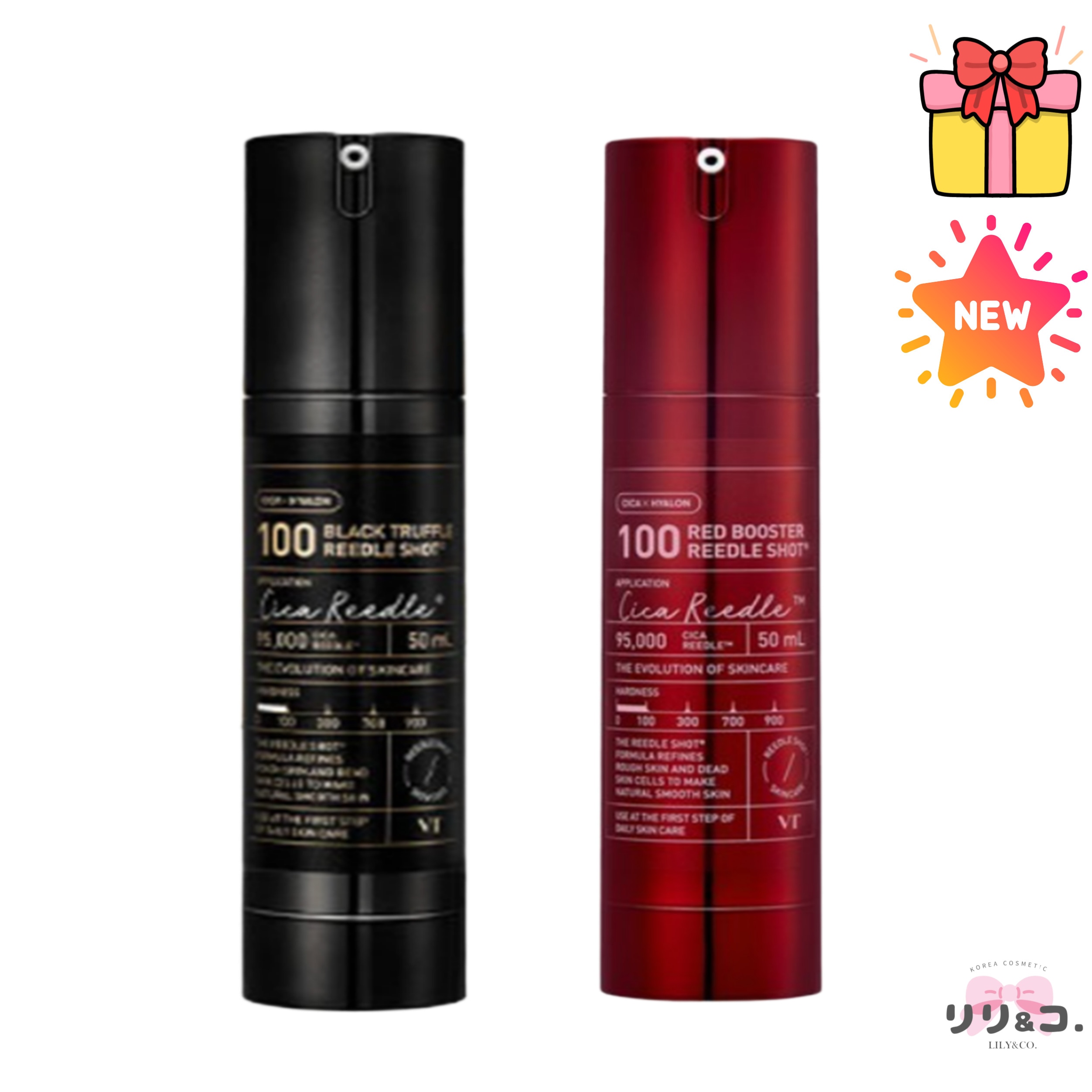 【数量限定 1+1】ブラックトリュフ リードルショット100 + レッドブースター リードルショット100 セット (各50ml) 韓国人気 保湿 鎮静 スキンケア 韓国コスメ 水分 インナードライ