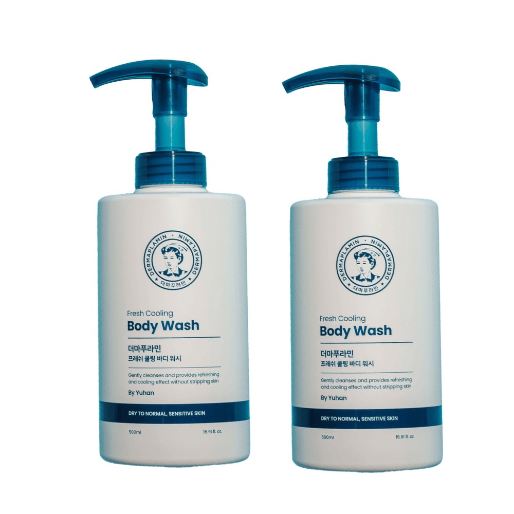 [ダーマプラミン] フレッシュ クーリング ボディウォッシュ 500ml 2個