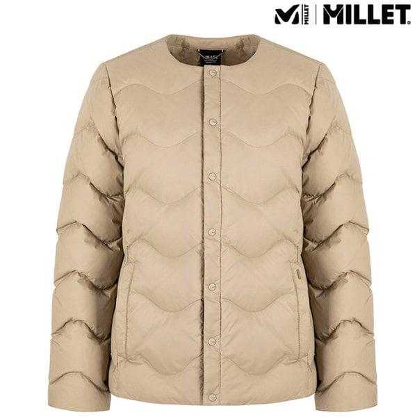 [新商品30%特別価格] 女性軽量ダウン 波型キルティング ラウンドネック 軽量パディングI_US