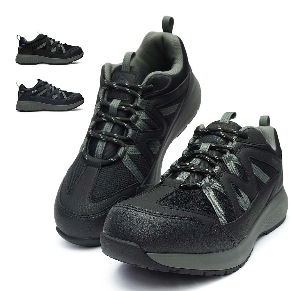 リファインド 4E DU6013 防水 耐油底 耐滑底 反射材 幅広 軽量 メンズ スニーカー