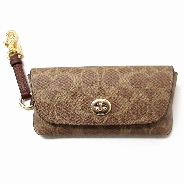 コーチ COACH アウトレット シグネチャー キャンバス サングラスケース 眼鏡ケース CZ207 IMXHE