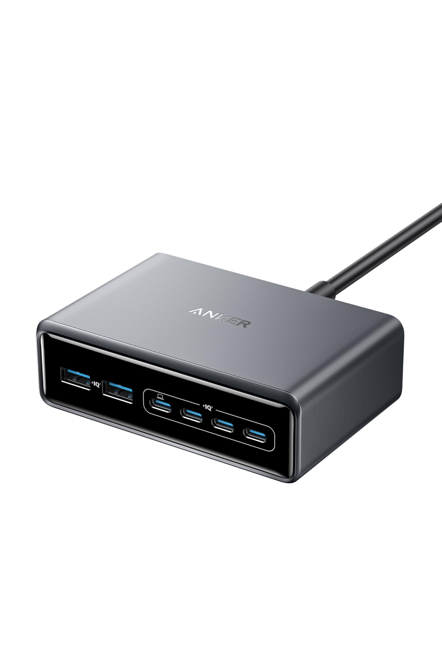 Anker Prime Charger (200W, 6 Ports, GaN) 【PSE技術基準適合/USB PD対応】MacBook USB PD対応Windows PC iPad iPhone