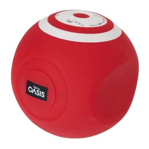 TOKYU SPORTS OASIS 東急スポーツオアシス (公式店) スタイリーボール 振動レベル5段階 SLB-100 ボディケア 筋トレ ストレッチサポートカバー付 (レッド)
