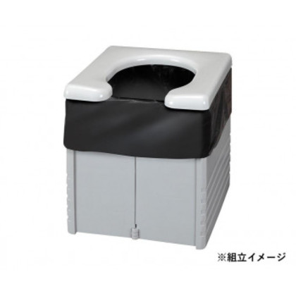 簡易ポータブルトイレ R-56 GY 355786 O0985