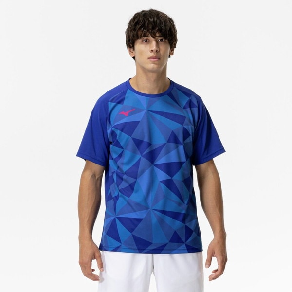 ミズノ MIZUNO ゲームシャツ ラケットスポーツ 半袖 メンズ 62JAC02125