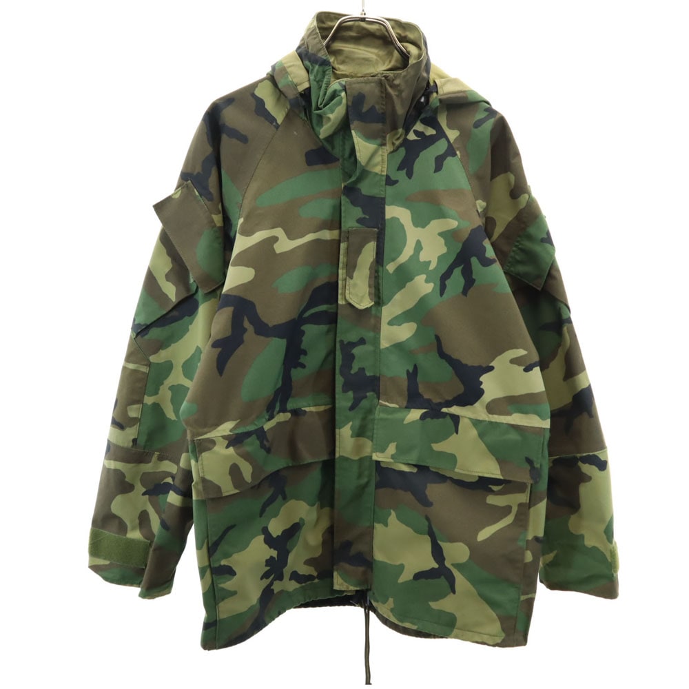 アメリカ軍 90s GEN後期 GORE-TEX ウッドランドカモ ECWCS オールド マウンテンパーカー S カーキ US ARMY ミリタリー メンズ