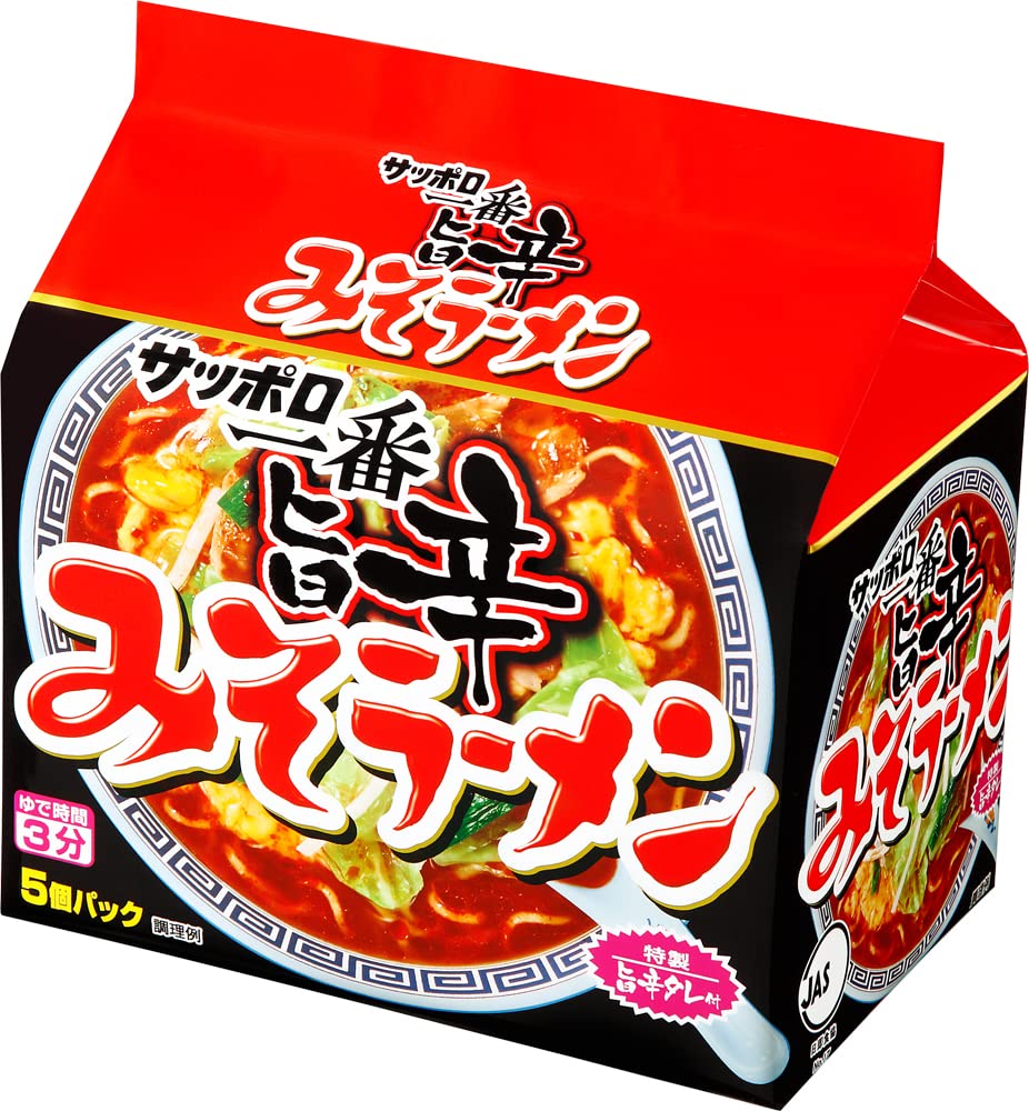 サンヨー食品 サッ一番 みそラーメン 旨辛 5個パック(102g×5) ×6個