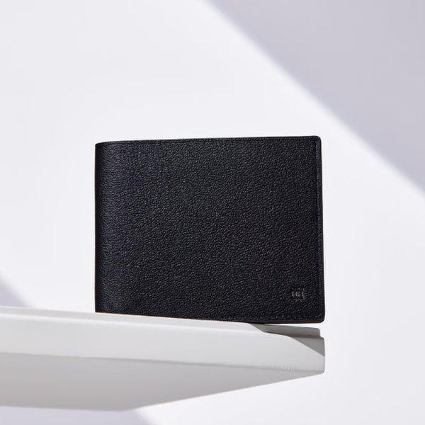 ブラック スリム二つ折り財布 DBWA6E725BK